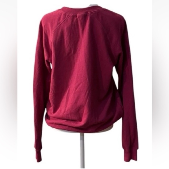Peloton Everyday Oversized Crewneck Sweatshirt Pink XS NWT - Picture 3 of 6